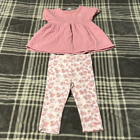 Calvin Klein toddler girl pant set - Picture 1 of 5
